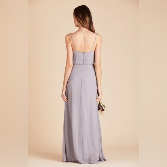 NWT Birdy Grey Gwennie Dress in Chiffon Silver - Picture 2 of 6